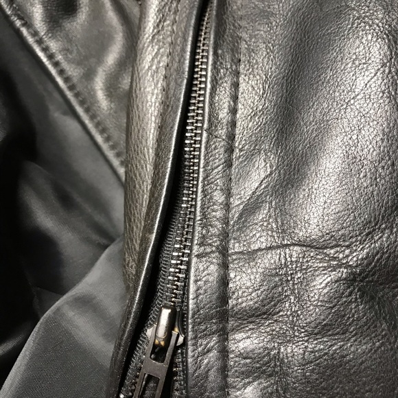 Leather Motorcycle riding jacket - Picture 7 of 7